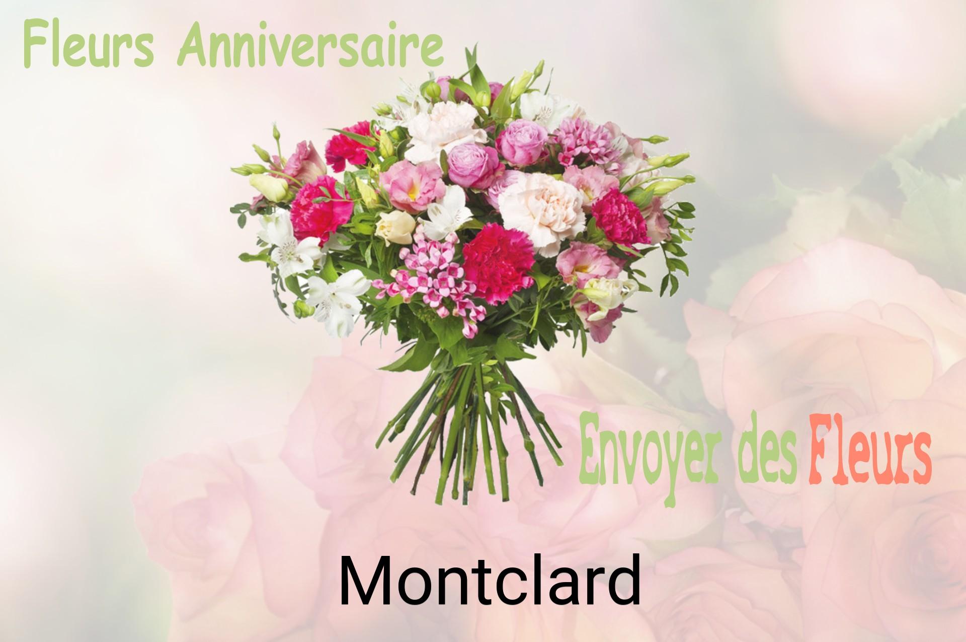 Bouquet de fleurs d’anniversaire livré à Montclard