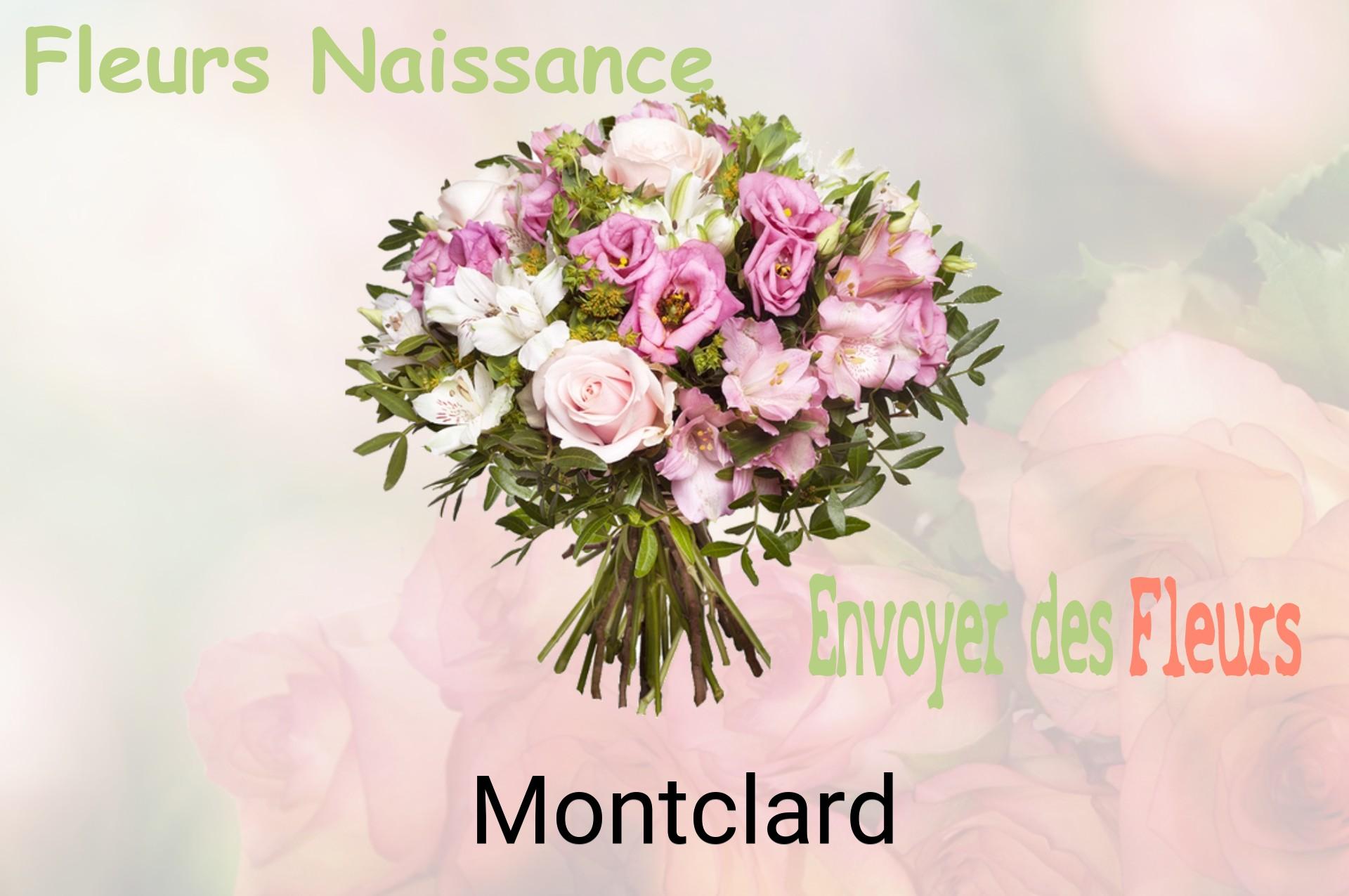 Bouquet de fleurs de naissance livré à Montclard